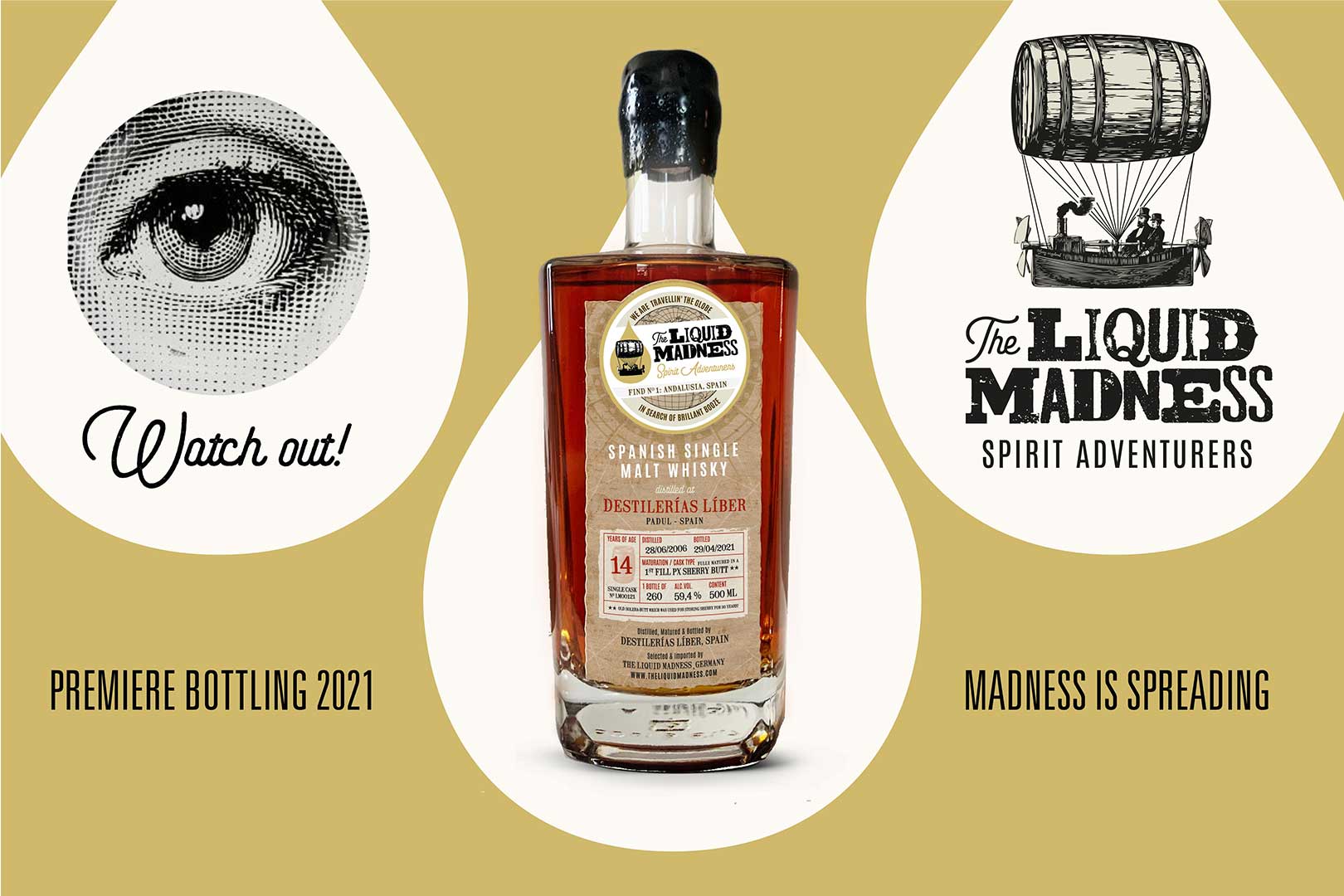 Read more about the article The Liquid Madness präsentiert Premiere-Bottling