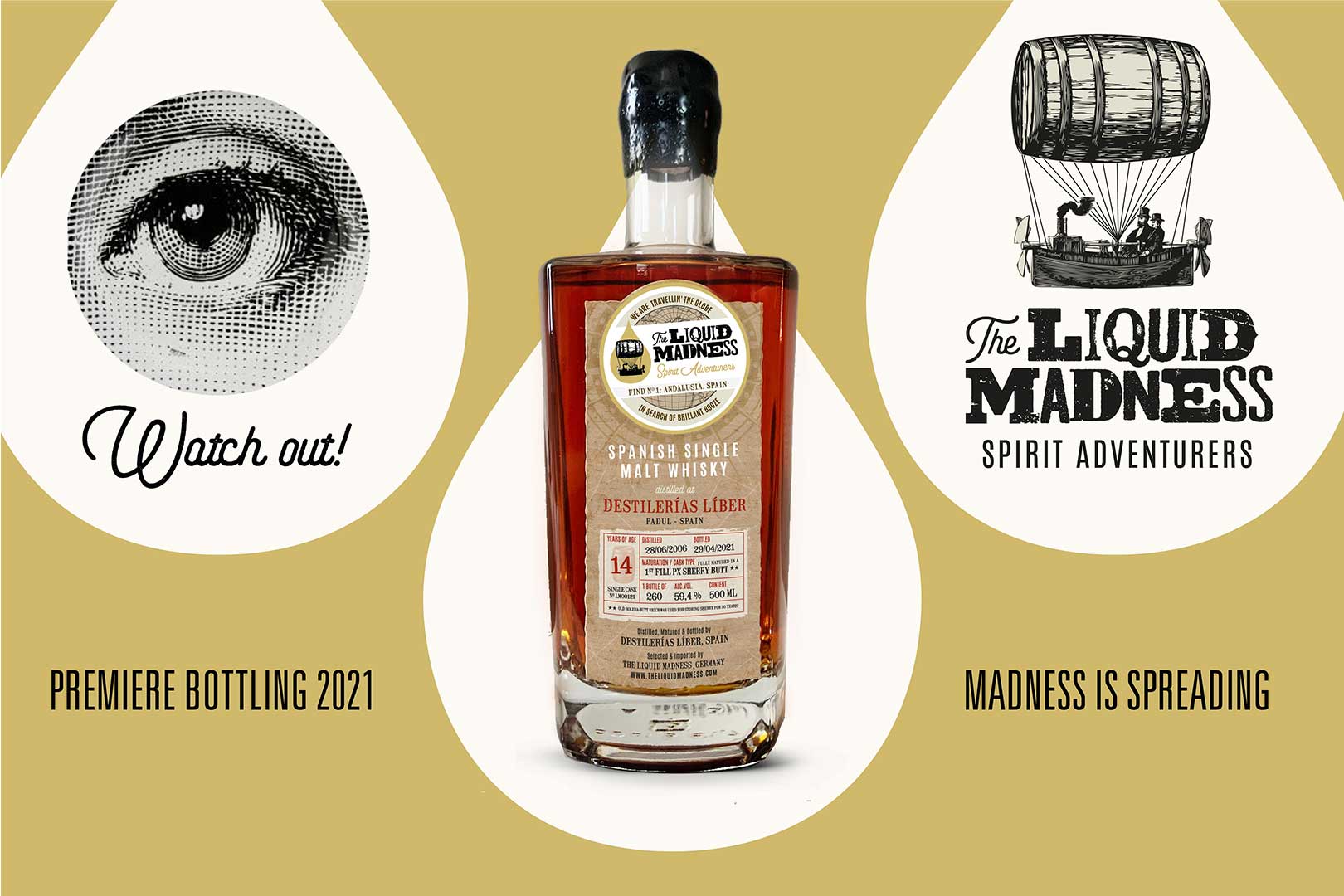 Du betrachtest gerade The Liquid Madness präsentiert Premiere-Bottling