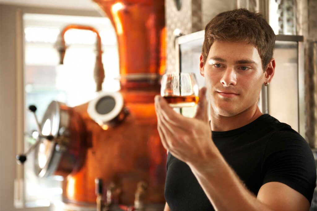 Whisky Brennerei Tecker Whisky-Destillerie Immanuel Gruel in Owen
