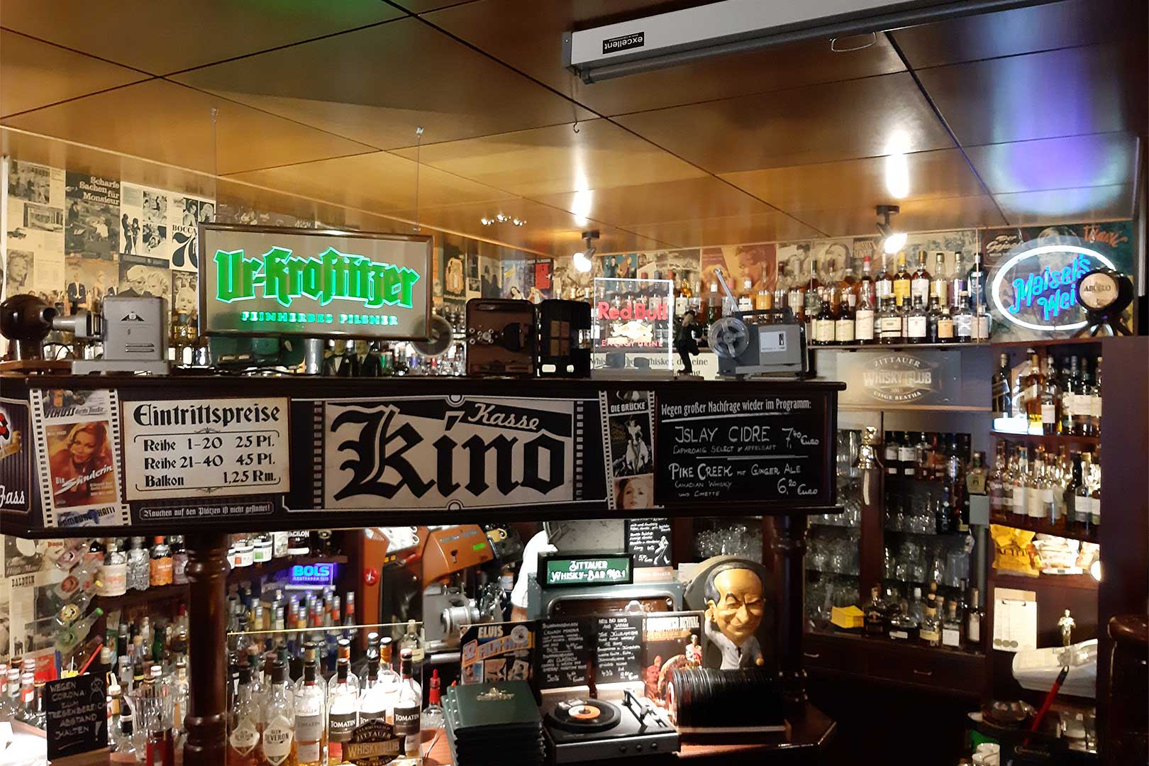 Whisky Bar Cafe Bar Filmriß in Zittau