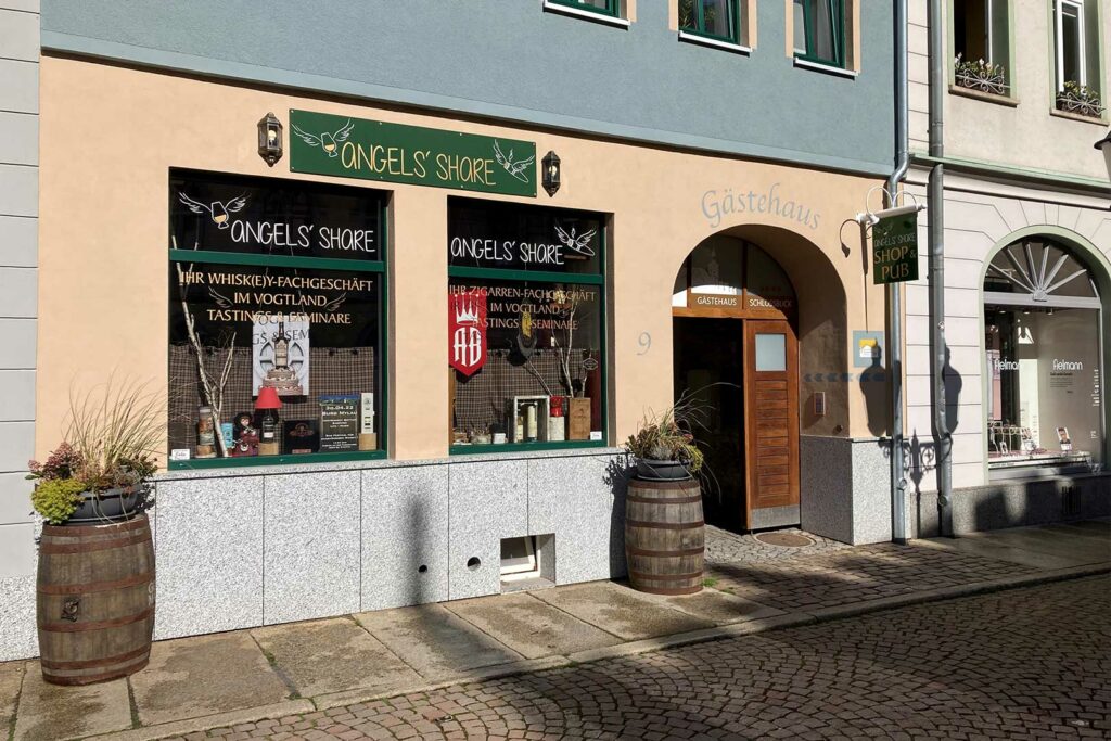 Whisky Shop angels’ share in Plauen
