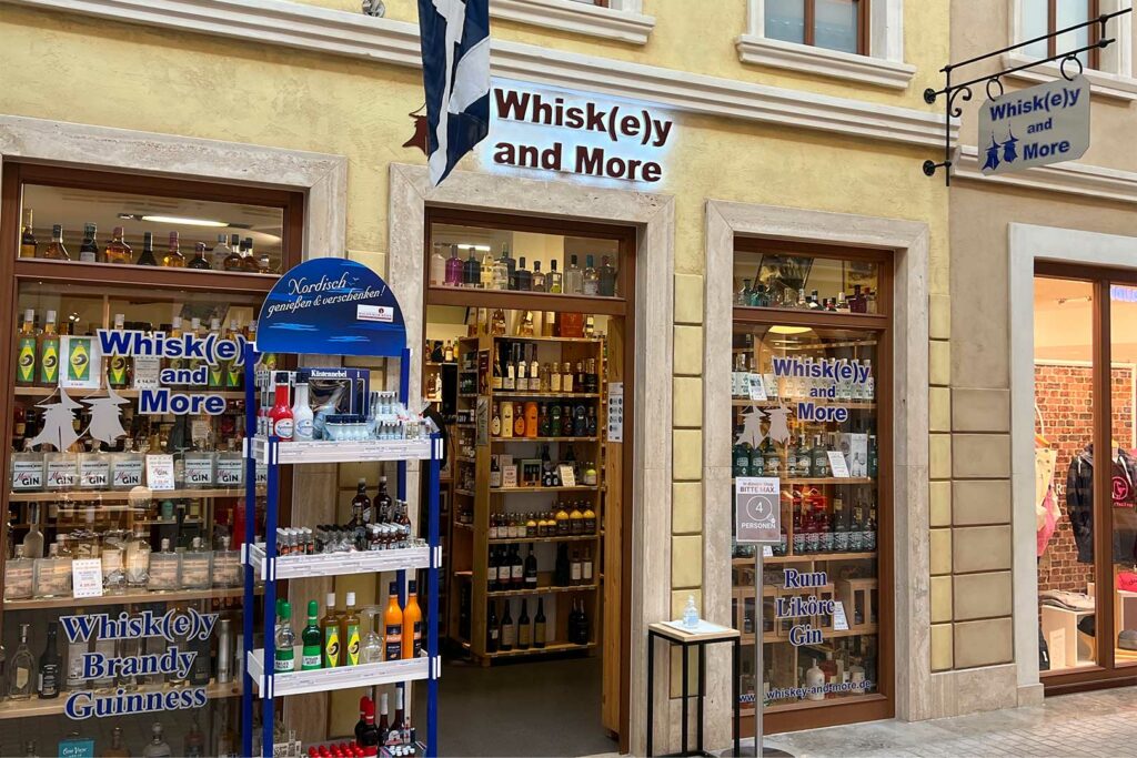 Whisky Shop Whisk(e)y and More – Mein Outlet Shopping Center in Bremerhaven