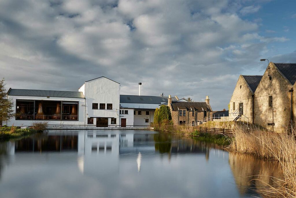 Whisky Brennerei Royal Brackla Distillery in Cawdor