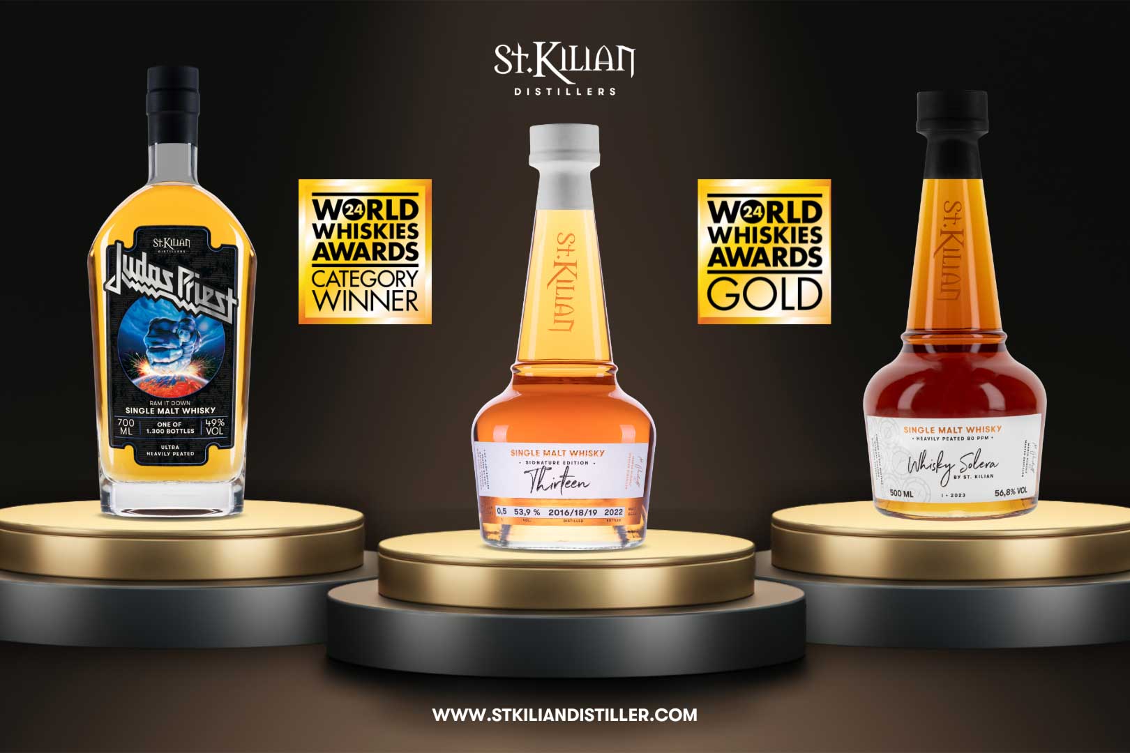 Read more about the article St. Kilian ist Gold und Category Winner bei den World Whiskies Awards