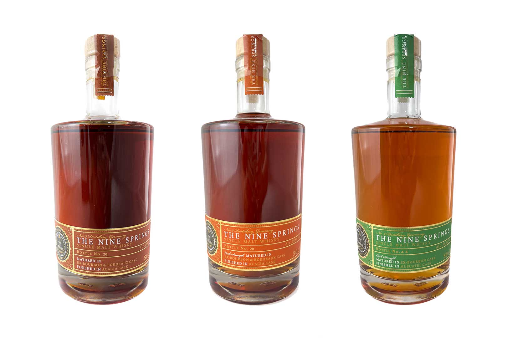 Mehr über den Artikel erfahren The Nine Springs Acacia Cask und Muscatel Cask