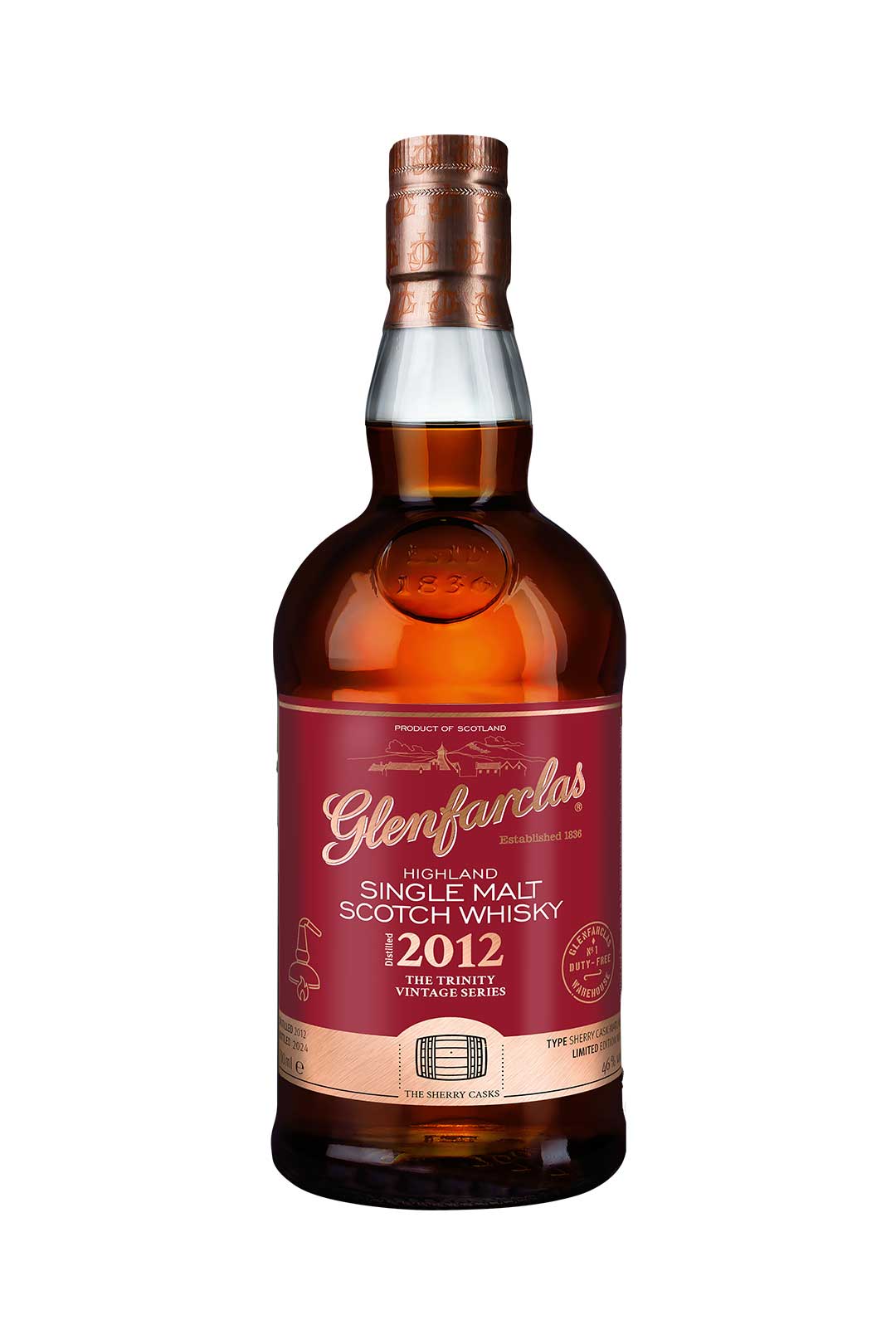 Glenfarclas The Trinity Vintage Series The Sherry Cask 2012