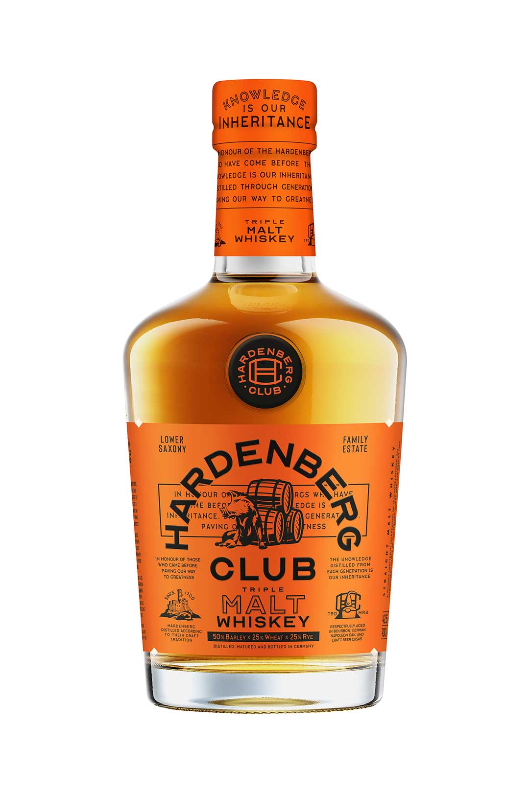 Hardenberg Club Triple Malt Whiskey