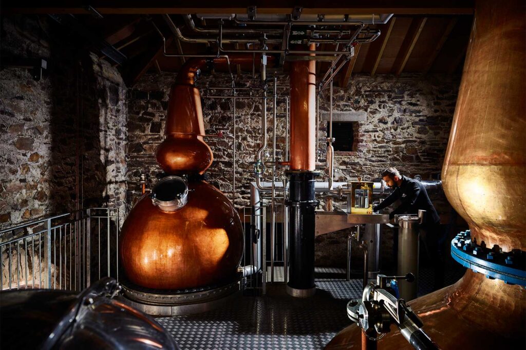 Blick in die The Lakes Distillery. Fotocredit: Daniela Brack